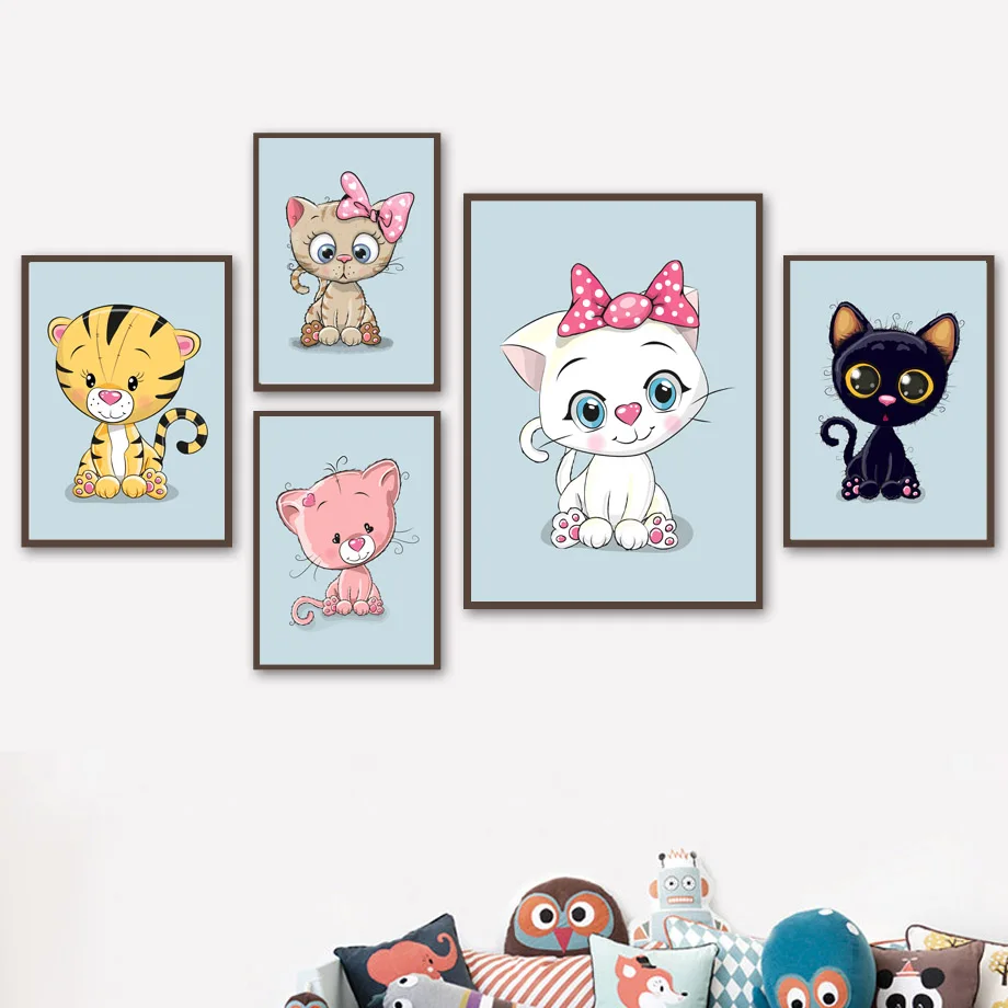 Kawaii Cat Tiger Wall Art Canvas Painting Nordic Posters And Prints Cartoon Animals Wall Pictures Baby Kids Room Bedroom Decor
Kawaii Cat Tiger Wall Art Canvas Painting Nordic Posters And Prints Cartoon Animals Wall Pictures Baby Kids Room Bedroom Decor