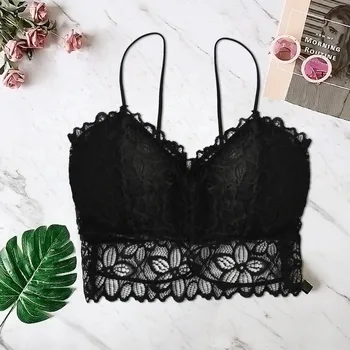 bra Women Vest Crop Lace Wire Free Lingerie Sexy V-Neck Underwear S-XL bras for women sexy bra Sleeveless Q60
bra Women Vest Crop Lace Wire Free Lingerie Sexy V-Neck Underwear S-XL bras for women sexy bra Sleeveless Q60