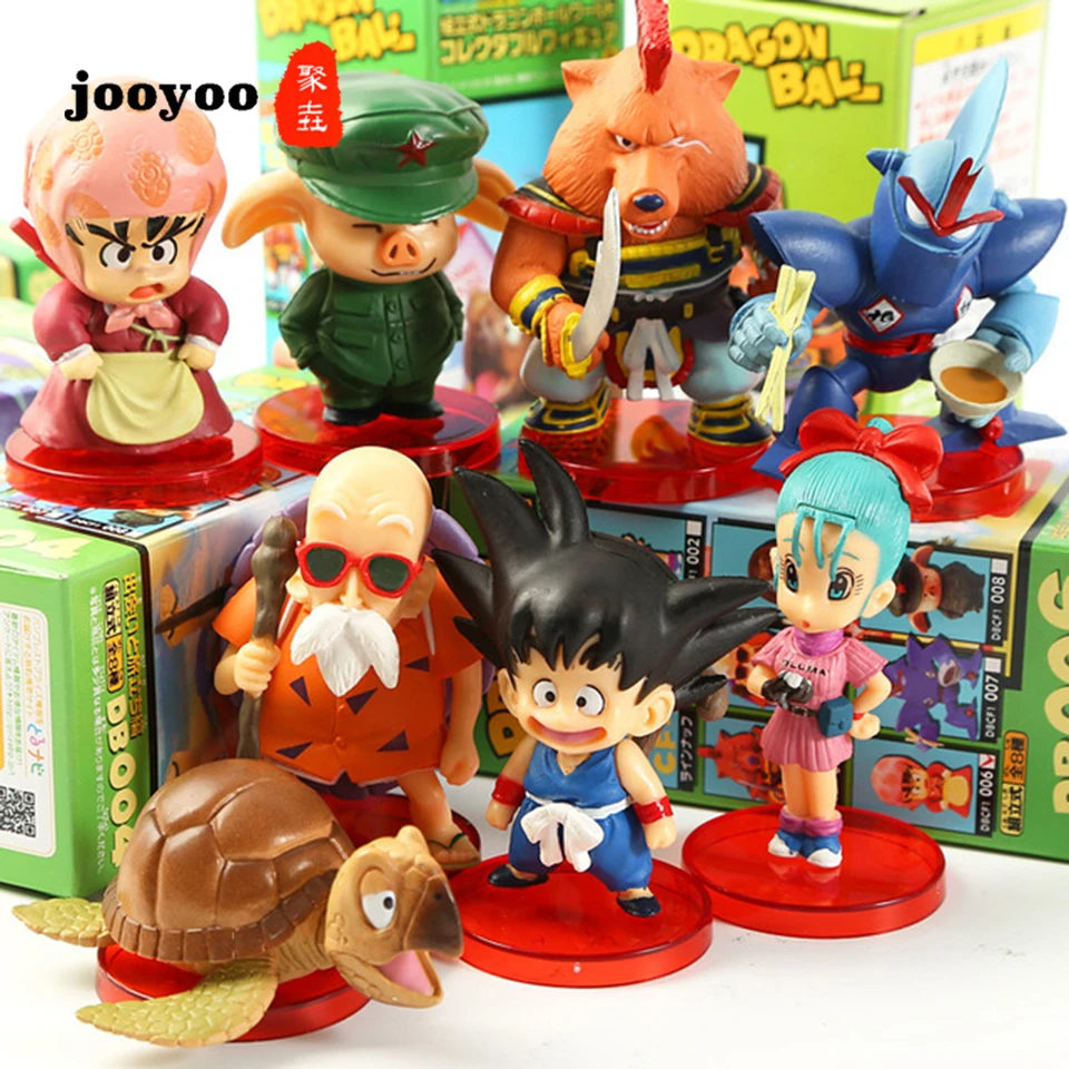 Anime Cartoon Action Figure Dragon Ball A Set Of 8 Models Goku Turtle Fairy Bulma Oolong Figure Model Toy Decoration Doll jooyoo
Anime Cartoon Action Figure Dragon Ball A Set Of 8 Models Goku Turtle Fairy Bulma Oolong Figure Model Toy Decoration Doll jooyoo