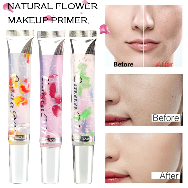 CmaaDu Natural Flower Makeup Primer Transparent Cream Shrink Pore Perfect Primer Oil Control Brighten Skin Makeup Base
CmaaDu Natural Flower Makeup Primer Transparent Cream Shrink Pore Perfect Primer Oil Control Brighten Skin Makeup Base