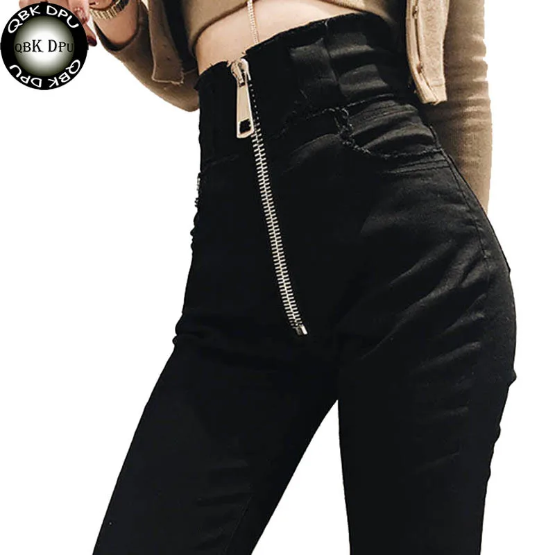 Spring 2019 Style Jeans With Zipper Behind Cotton Streetwear Casual Summer Black Skinny Jeans Woman Stretch Push Up Denim Pants
Spring 2019 Style Jeans With Zipper Behind Cotton Streetwear Casual Summer Black Skinny Jeans Woman Stretch Push Up Denim Pants