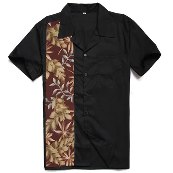 Newest Men's Woven Shirts Collar Navy Palm Leaf Print 50's Retro Vintage Rock And Roll Hip Hop 60's Stage Short Sleeve Camisa
Newest Men's Woven Shirts Collar Navy Palm Leaf Print 50's Retro Vintage Rock And Roll Hip Hop 60's Stage Short Sleeve Camisa