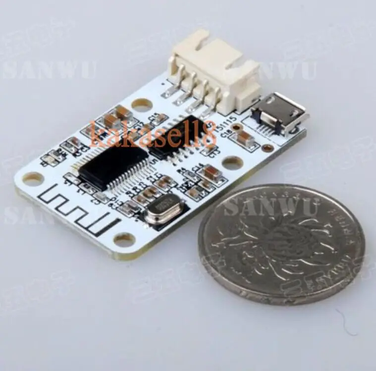 Micro USB DC 5V Mini Digital Bluetooth Receiver Audio Digital Amplifier Board 3W+3W for Bluetooth speakers
Micro USB DC 5V Mini Digital Bluetooth Receiver Audio Digital Amplifier Board 3W+3W for Bluetooth speakers