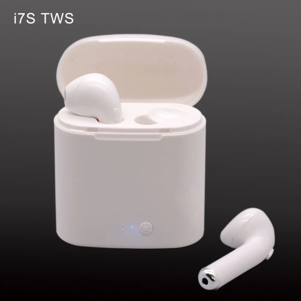 Mini i7S TWS Bluetooth Earbuds Wireless Stereo Earphones Portable Headset with Mic and Charging Box for iOS Android Mobile Phone
Mini i7S TWS Bluetooth Earbuds Wireless Stereo Earphones Portable Headset with Mic and Charging Box for iOS Android Mobile Phone