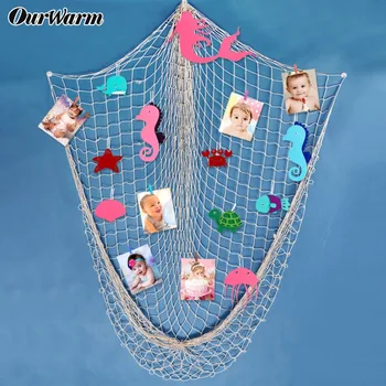 OurWarm Nautical Party DIY Wall Hanging Fishing Net Felt Mermaid Artificial Starfish Photo Kids Birthday Wedding Home Decoration
OurWarm Nautical Party DIY Wall Hanging Fishing Net Felt Mermaid Artificial Starfish Photo Kids Birthday Wedding Home Decoration