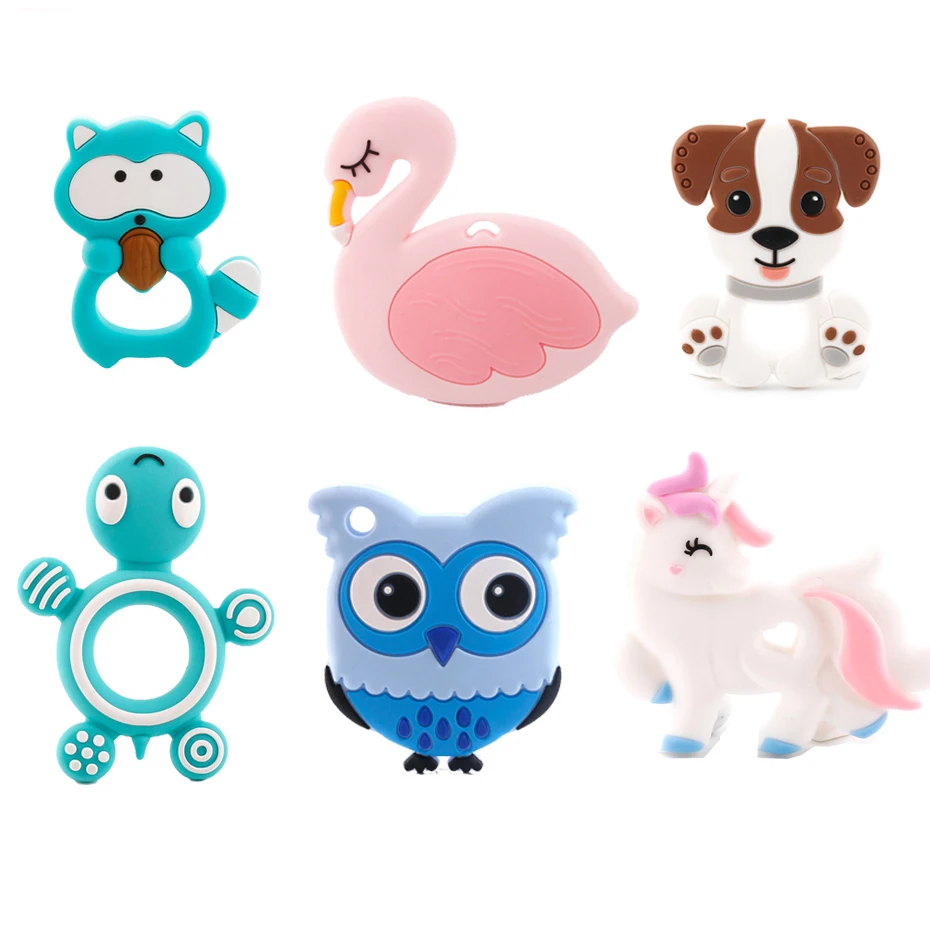 1pc Baby Silicone Teether Dog Silicone Beads Cartoon Rodent BPA Free Teething Toy Pendant Unicorn Teether DIY Chain Baby Teether
1pc Baby Silicone Teether Dog Silicone Beads Cartoon Rodent BPA Free Teething Toy Pendant Unicorn Teether DIY Chain Baby Teether