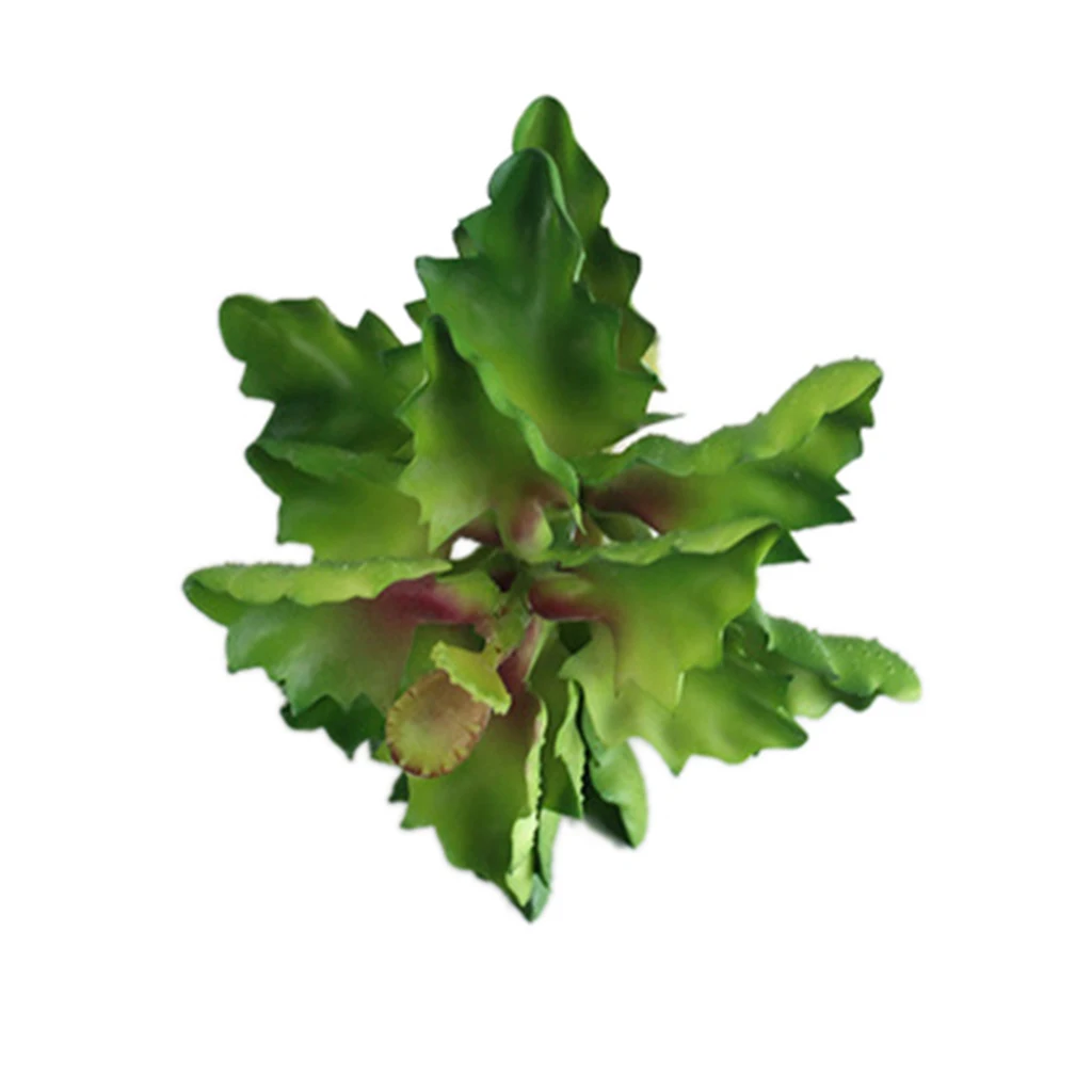 Lifelike Sedum Artificial Succulent Bunch Fruit Big Leaf Plants Decor Green Lifelike Sedum Artificial Succulent Bunch Fruit Big Leaf Plants Decor Green