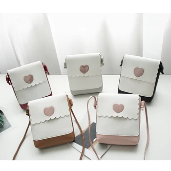 Hot Selling Women Girls Single Shouder Crossbody Mini Bag Heart Pattern Money Pouch Wallet -B5
Hot Selling Women Girls Single Shouder Crossbody Mini Bag Heart Pattern Money Pouch Wallet -B5