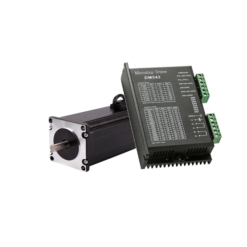 Fuyan 32-bit DSP digital high-speed 57 stepper motor driver set DM542+57FY112 2.8NM
Fuyan 32-bit DSP digital high-speed 57 stepper motor driver set DM542+57FY112 2.8NM