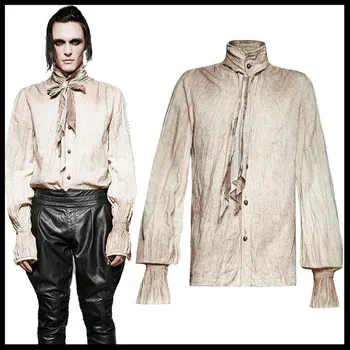PUNK RAVE Men Steampunk Retro Casual Blouse Fashion Do Old Men Long Sleeve Shirt Stage Perform Gothic Shirt
PUNK RAVE Men Steampunk Retro Casual Blouse Fashion Do Old Men Long Sleeve Shirt Stage Perform Gothic Shirt