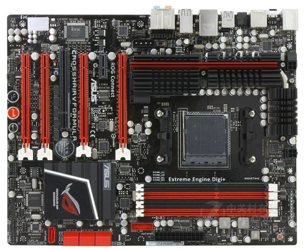 For ASUS Crosshair V Formula Original Used Desktop for 990FX Motherboard Socket AM3 DDR3 USB3.0 SATA3 Support FX 8350 8300
For ASUS Crosshair V Formula Original Used Desktop for 990FX Motherboard Socket AM3 DDR3 USB3.0 SATA3 Support FX 8350 8300
