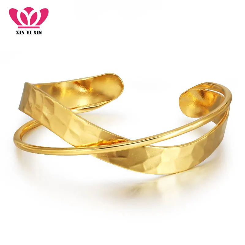 Vintage Wide Cuff Bracelets & Bangles Golden Plated Real Copper Pulseras Fashion Simple Design Ladies Bangle Wholesale Jewelry
Vintage Wide Cuff Bracelets & Bangles Golden Plated Real Copper Pulseras Fashion Simple Design Ladies Bangle Wholesale Jewelry