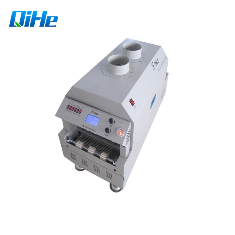 Qihe Mini Bench Top Desktop Reflow Oven T961 Infrared Reflow Soldering Oven 6 Zone Temperature Reflow Soldering Machine
Qihe Mini Bench Top Desktop Reflow Oven T961 Infrared Reflow Soldering Oven 6 Zone Temperature Reflow Soldering Machine