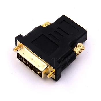 5pcs/lot Hot Sell DVI 24+1 to HDMI Convert Gold Plated Male to Female 1080P HDTV Adapter Converter adpater for PC Laptop
5pcs/lot Hot Sell DVI 24+1 to HDMI Convert Gold Plated Male to Female 1080P HDTV Adapter Converter adpater for PC Laptop