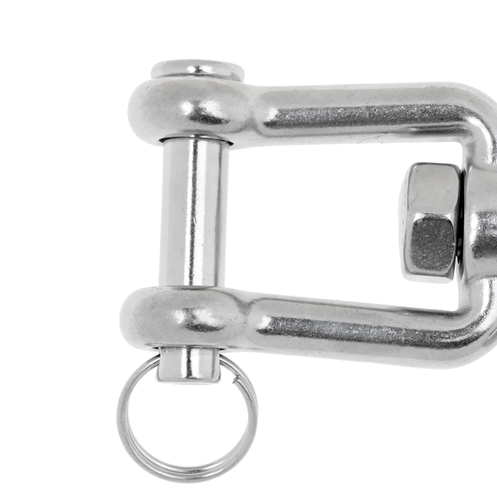 1 Pcs 304 Stainless Steel Swivel Shackle Quick Release Boat Anchor Chain Eye Shackle Swivel Snap Hook for Marine Architectural