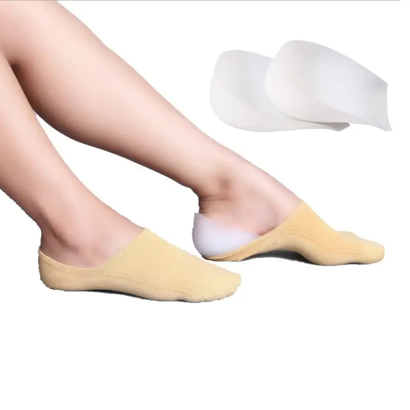 1 Pair Invisible Heightening Insole Socks Increased Pad Heel Pad Half Silicone Increase Artifact
1 Pair Invisible Heightening Insole Socks Increased Pad Heel Pad Half Silicone Increase Artifact