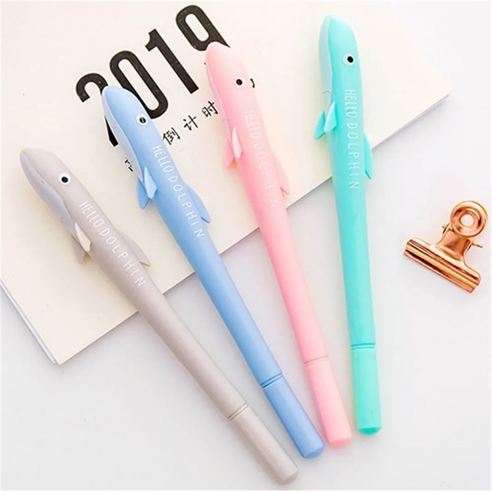 1PC Cartoon Dolphin Kawaii School Office Stationery Gel Pen Handles Creative Cute Gift Supply Black and Blue Ink 0.5mm Pen
1PC Cartoon Dolphin Kawaii School Office Stationery Gel Pen Handles Creative Cute Gift Supply Black and Blue Ink 0.5mm Pen