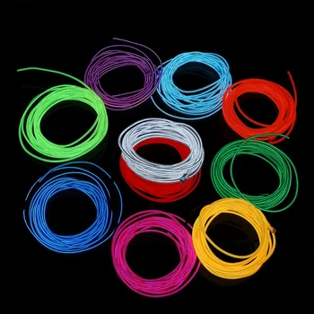 1m/3m/5M 3V Flexible Neon Light Glow EL Wire Rope Tape Cable Strip LED Lights Shoes Clothing Car Waterproof Led Strip 
1m/3m/5M 3V Flexible Neon Light Glow EL Wire Rope Tape Cable Strip LED Lights Shoes Clothing Car Waterproof Led Strip