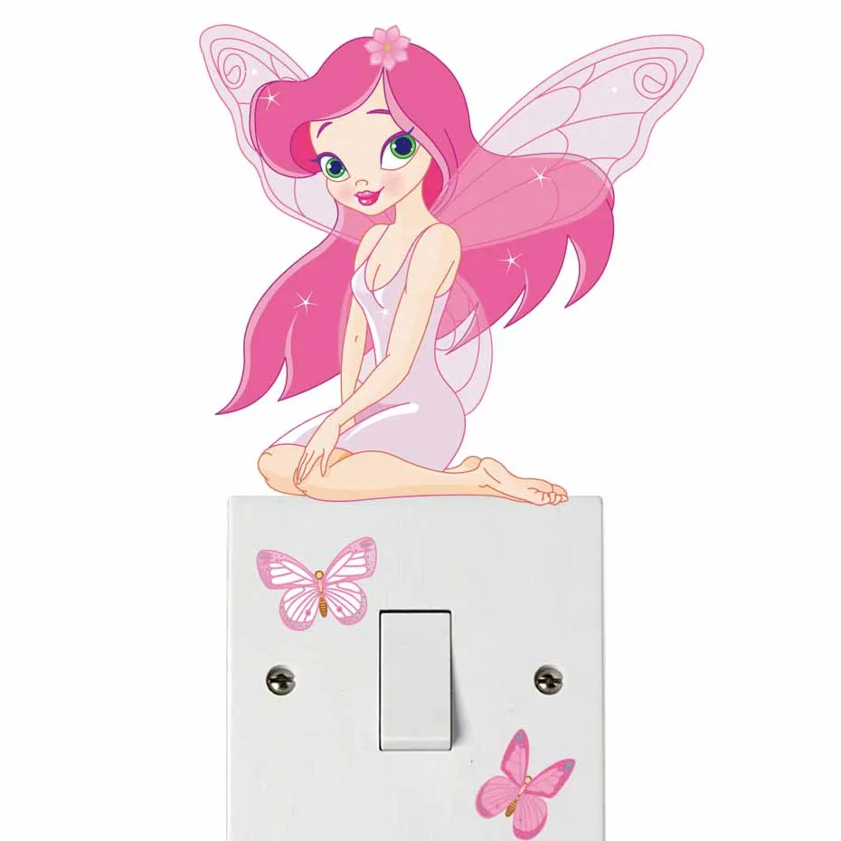 Cartoon Fairy Flower Butterfly Color Switch Stickers For Girls Bedroom Decoration Removable Wall Art Decals Wallpaper Home Decor
Cartoon Fairy Flower Butterfly Color Switch Stickers For Girls Bedroom Decoration Removable Wall Art Decals Wallpaper Home Decor