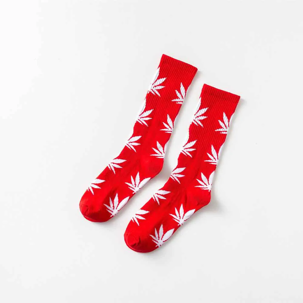 Fashion-1Pair-comfortable-high-quality-cotton-socks-hemp-leaf-maple-leaves-casual-long-weed-crew-socks(12)