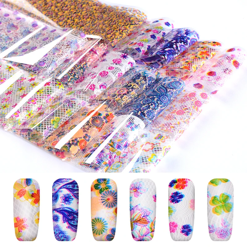 Meet Across 16 sheet/lot Laser Nail Foil Sticker Holographic Flower Shiny Design Starry Transfer Paper Manicure Nail Art Decor
Meet Across 16 sheet/lot Laser Nail Foil Sticker Holographic Flower Shiny Design Starry Transfer Paper Manicure Nail Art Decor