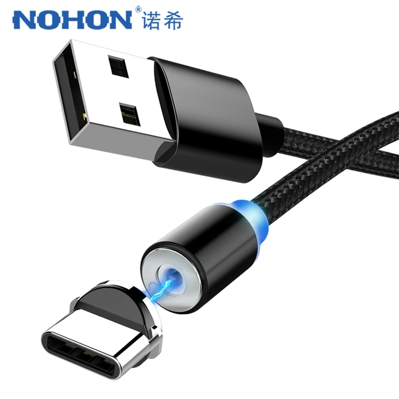 NOHON Strong Magnetic Cable Micro USB Type C For Apple iPhone X XS MAX XR 8 IOS 12 Fast Charging Andriod Phone Magnet Cables 1M
NOHON Strong Magnetic Cable Micro USB Type C For Apple iPhone X XS MAX XR 8 IOS 12 Fast Charging Andriod Phone Magnet Cables 1M