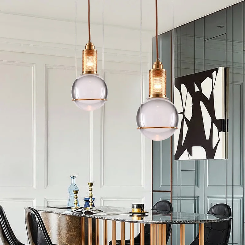 Nordic Loft Art Crystal Ball LED E27 Pendant Light Creative PH Restaurant Living Restaurant Decoration Hanging Light Fixtures
Nordic Loft Art Crystal Ball LED E27 Pendant Light Creative PH Restaurant Living Restaurant Decoration Hanging Light Fixtures