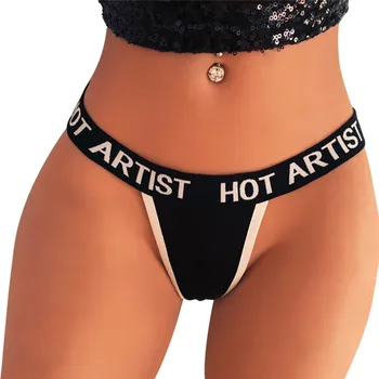 Sexy Lingerie Panties for Women G-string Briefs Underwear Panties T string Thongs Knickers Women Underwear Letter
Sexy Lingerie Panties for Women G-string Briefs Underwear Panties T string Thongs Knickers Women Underwear Letter