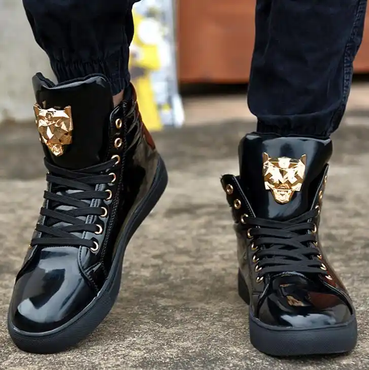 mens high top casual shoes