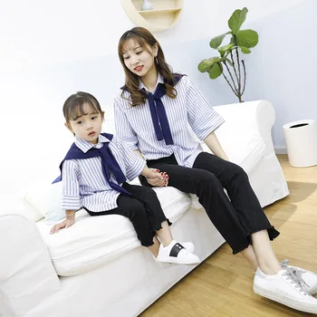 Family matching mother daughter mommy and me clothes marine family look girls korean clothing women summer beach shirt outfits
Family matching mother daughter mommy and me clothes marine family look girls korean clothing women summer beach shirt outfits