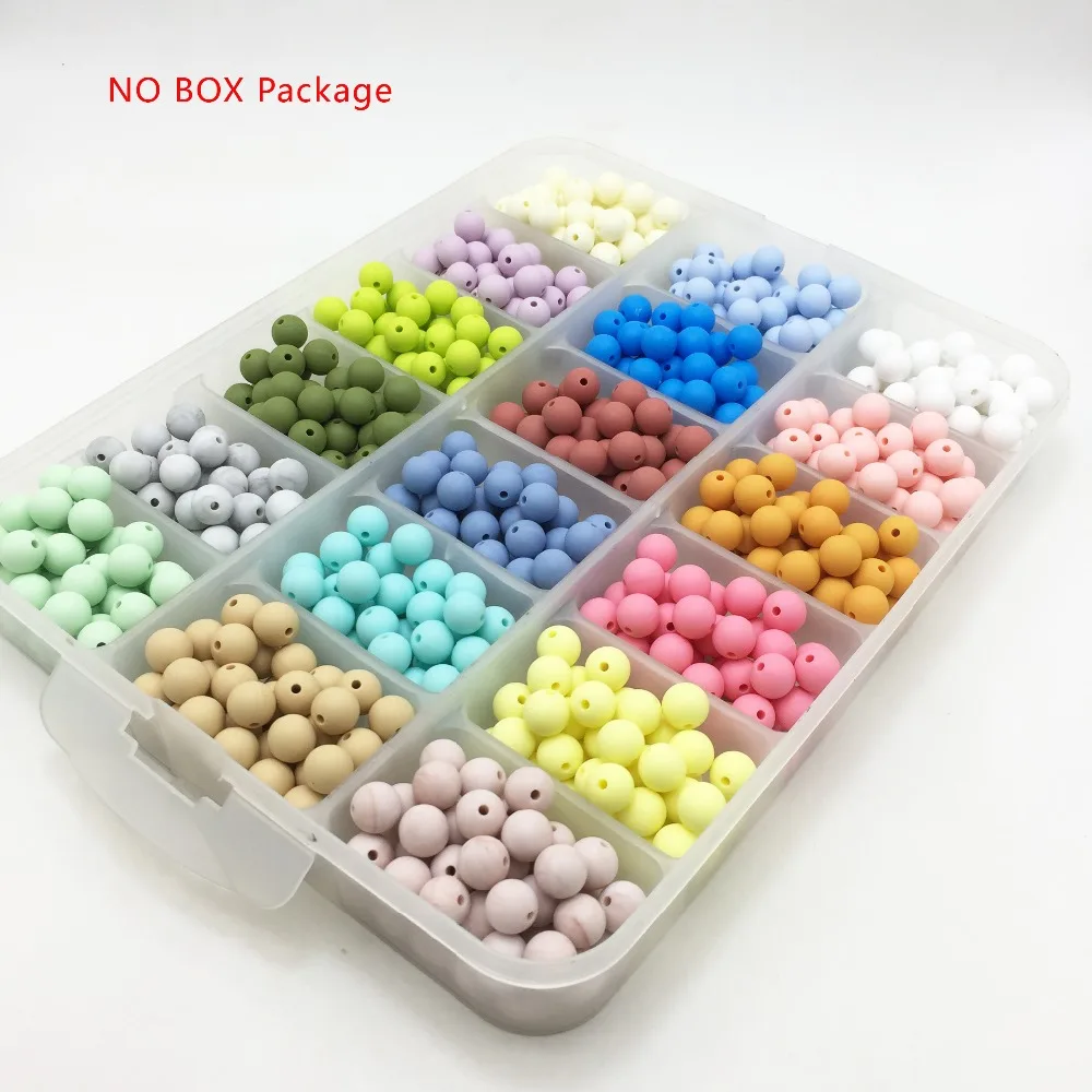 SYBBeads 100pcs Silicone Beads 15mm Baby Teether Pacifier Chain Loose Beads Silicone Teething Beads BPA Free Silicone Teether
SYBBeads 100pcs Silicone Beads 15mm Baby Teether Pacifier Chain Loose Beads Silicone Teething Beads BPA Free Silicone Teether