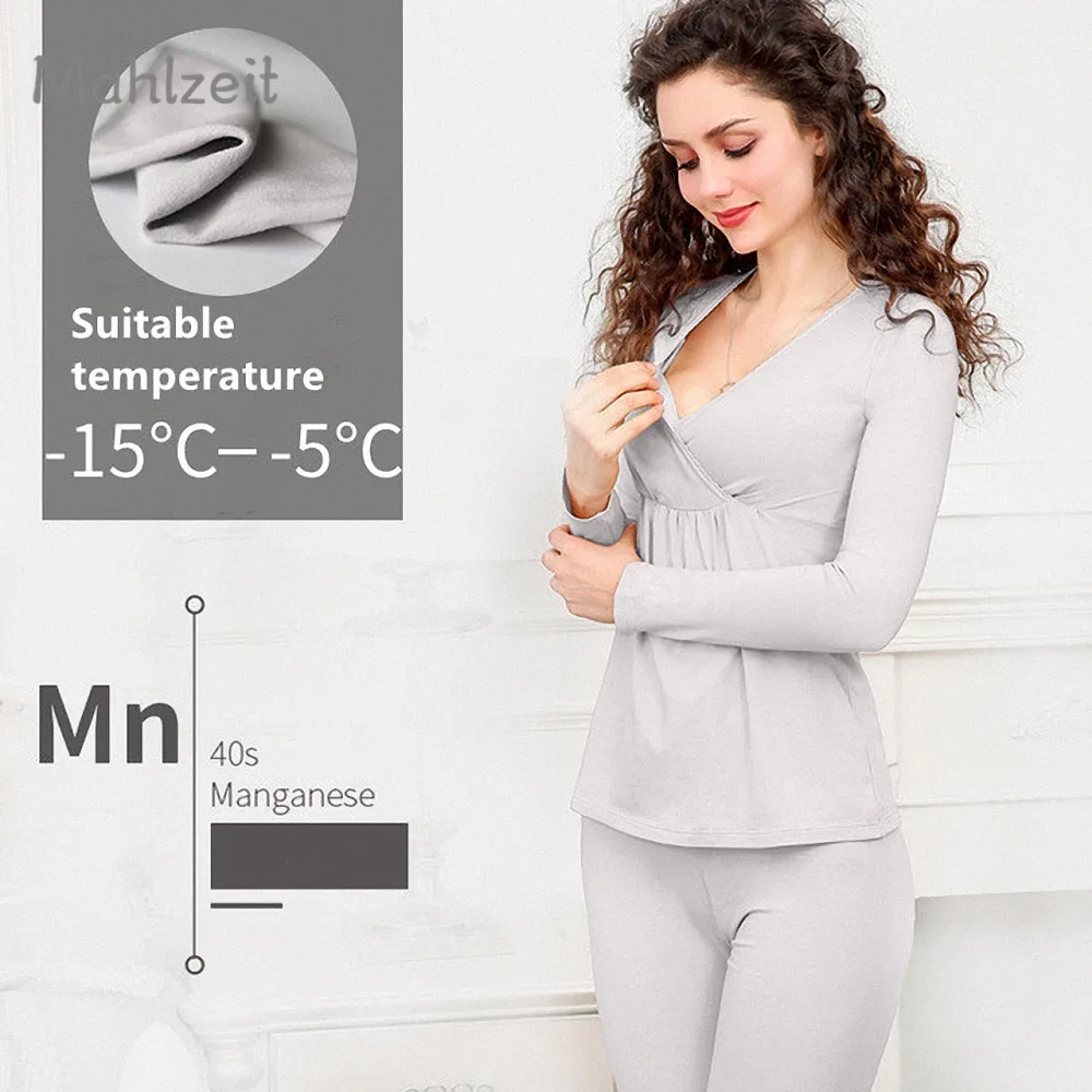 Maternity Winter thick Nursing 2pcs/set suit for -15-5 degrees Celsius Sleepwear Breastfeeding pajamas set for Pregnant Woman
Maternity Winter thick Nursing 2pcs/set suit for -15-5 degrees Celsius Sleepwear Breastfeeding pajamas set for Pregnant Woman