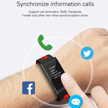 Fashion Bluetooth4.0 Smart Bracelet Support Blood Pressure Oxygen Heart Rate Monitoring SMS Call Reminder For IOS Android
Fashion Bluetooth4.0 Smart Bracelet Support Blood Pressure Oxygen Heart Rate Monitoring SMS Call Reminder For IOS Android