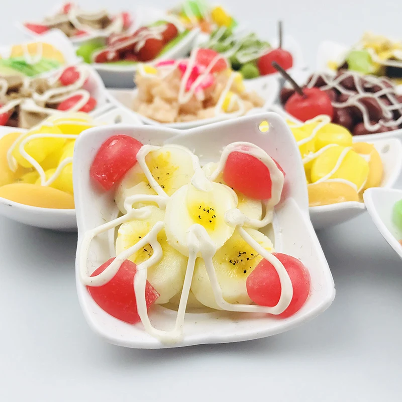 2PCS Dollhouse Miniatures Cute Mini Food Cream fruit salad model Kitchen Accessories for Blyth Barbies BJD 1/6 Doll
2PCS Dollhouse Miniatures Cute Mini Food Cream fruit salad model Kitchen Accessories for Blyth Barbies BJD 1/6 Doll