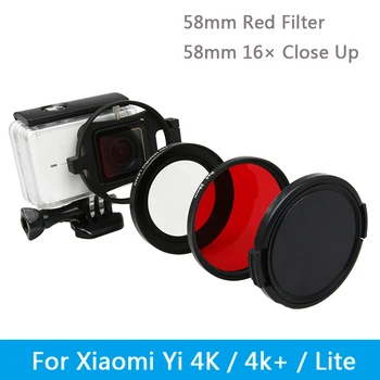 58mm Magnifier Macro 16x Close Up Lens And Red Filter for Xiaomi Yi 4K/ 4K+ Plus/ Xiaoyi Yi 4K Lite Action Sport Camera Mount
58mm Magnifier Macro 16x Close Up Lens And Red Filter for Xiaomi Yi 4K/ 4K+ Plus/ Xiaoyi Yi 4K Lite Action Sport Camera Mount