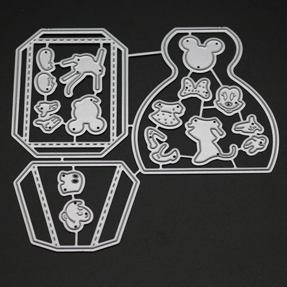 Lucky Mouse Gift Candy Box Metal Cutting Dies Stencils for DIY Scrapbooking Carbon Steel Cut Die Decorative Craft Paper Cards 
Lucky Mouse Gift Candy Box Metal Cutting Dies Stencils for DIY Scrapbooking Carbon Steel Cut Die Decorative Craft Paper Cards