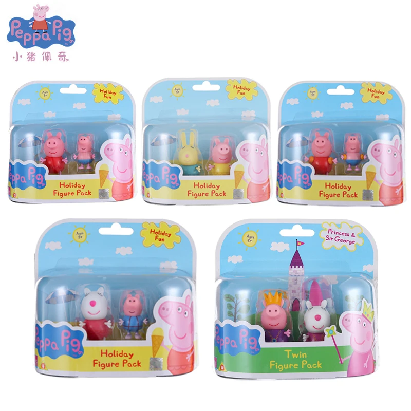 

Genuine Peppa Pig George Pecs Set Combination Series Pelucia Anime Toys Children's Birthday Gifts Christmas Gifts