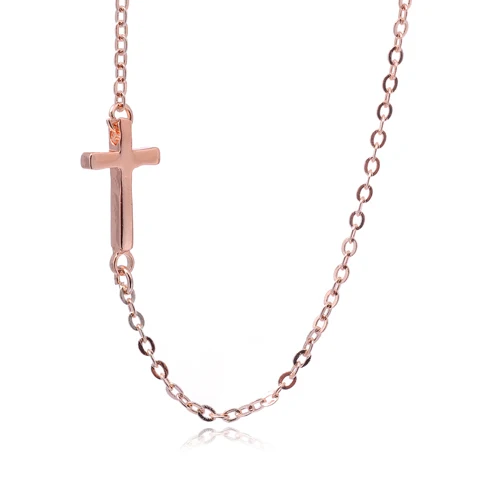 AOLOSHOW Simple Rose Gold Color Sideways Cross Chain Necklace Women Infinity Choker Cross Bar Necklace Jewelry Nl-2349
AOLOSHOW Simple Rose Gold Color Sideways Cross Chain Necklace Women Infinity Choker Cross Bar Necklace Jewelry Nl-2349