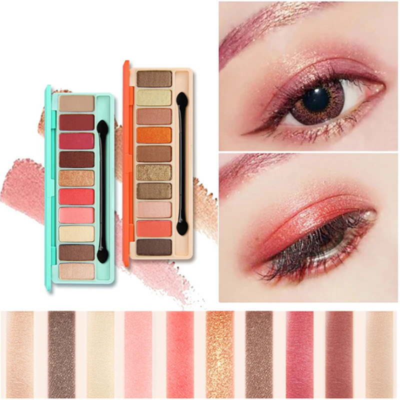 Fashion eyeshadow palette 10Colors Matte EyeShadow naked palette Glitter eye shadow MakeUp Nude MakeUp set Korea Cosmetics
Fashion eyeshadow palette 10Colors Matte EyeShadow naked palette Glitter eye shadow MakeUp Nude MakeUp set Korea Cosmetics