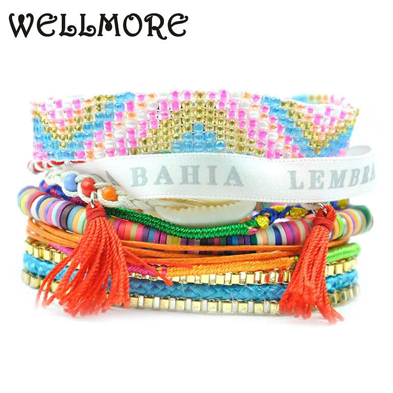 beads Bracelet Shell tassel charm bracelets Handmade multilayer combination bracelets for women bracelet have S/M/L size B1516b
beads Bracelet Shell tassel charm bracelets Handmade multilayer combination bracelets for women bracelet have S/M/L size B1516b