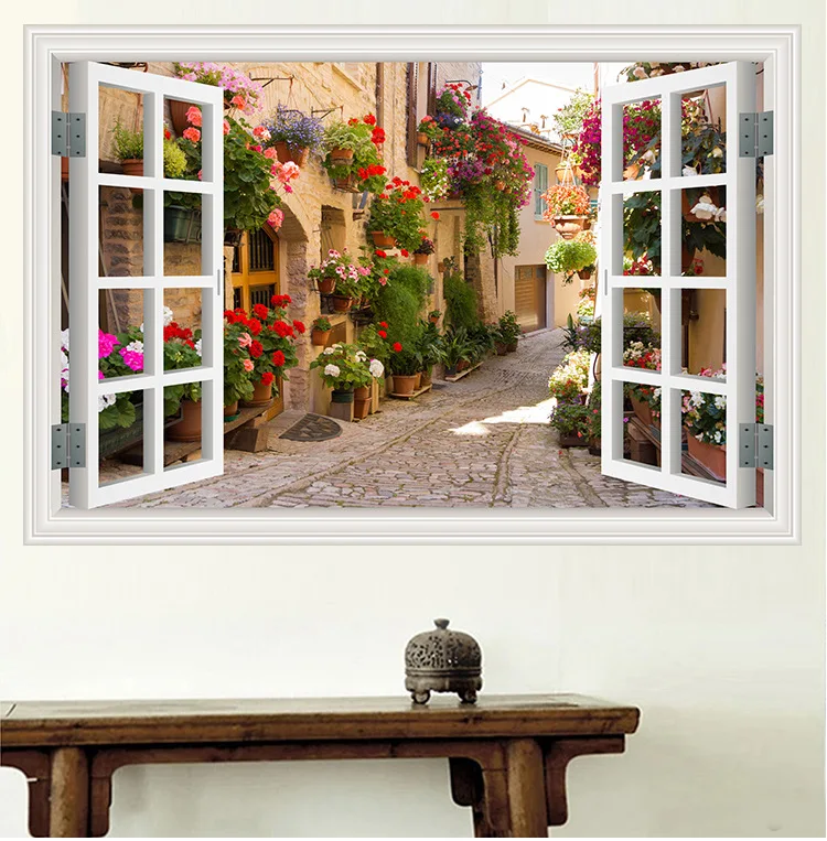 Nature Landscape Flowers 3D Window Art Wall Decal Waterproof Removable Wallpaper Scenery Mural Sticker Home Decor Poster
Nature Landscape Flowers 3D Window Art Wall Decal Waterproof Removable Wallpaper Scenery Mural Sticker Home Decor Poster