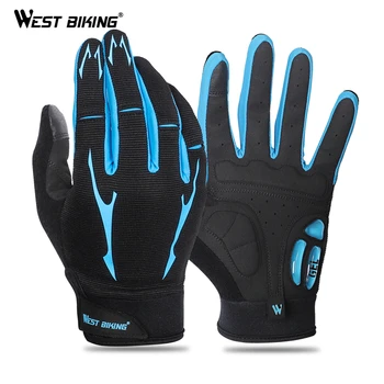 WEST BIKING Cycling Full Finger Gel Pad Touch Screen Bike Gloves Summer Half Finger Sport Unisex Shock-proof Bicycle Gloves
WEST BIKING Cycling Full Finger Gel Pad Touch Screen Bike Gloves Summer Half Finger Sport Unisex Shock-proof Bicycle Gloves