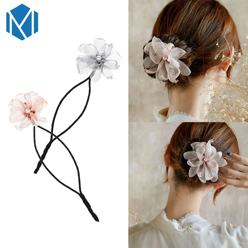Mism Women Diy Magic Hair Bun Maker Hair Styling Tools Accessories