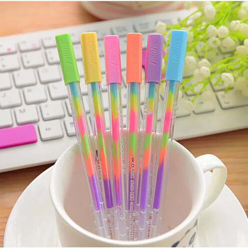 1pcs/Lot DIY Water Color Chalk Paint 6colors in 1 Gel Pen for children Kids Diary Decoration Scrapbooking Korean Stationery
1pcs/Lot DIY Water Color Chalk Paint 6colors in 1 Gel Pen for children Kids Diary Decoration Scrapbooking Korean Stationery