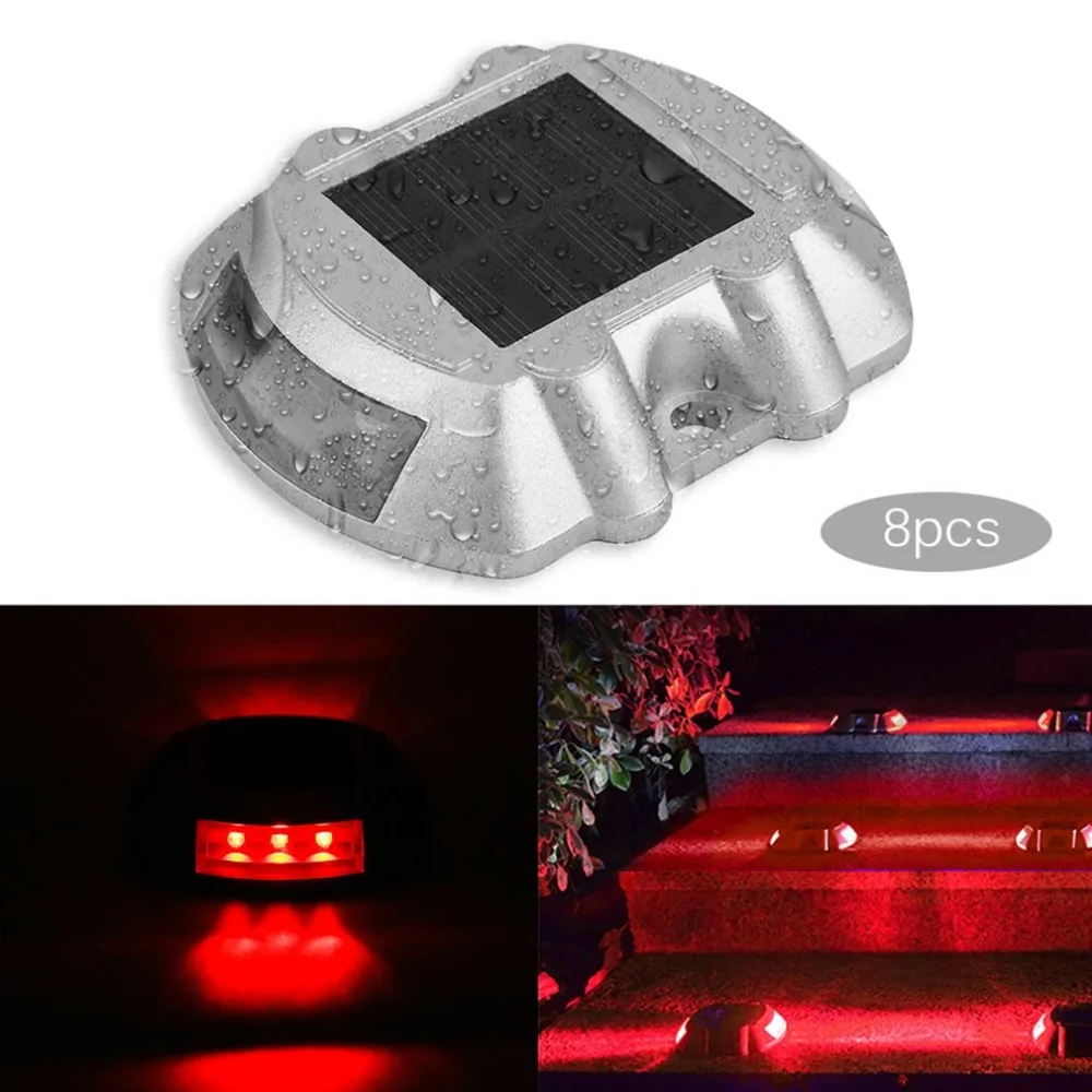 8PCS Solar Rechargeable LED Solar light Bulb Outdoor Camping Hiking Garden lamp 6 Red LEDs Pathway Driveway Security Lights
8PCS Solar Rechargeable LED Solar light Bulb Outdoor Camping Hiking Garden lamp 6 Red LEDs Pathway Driveway Security Lights