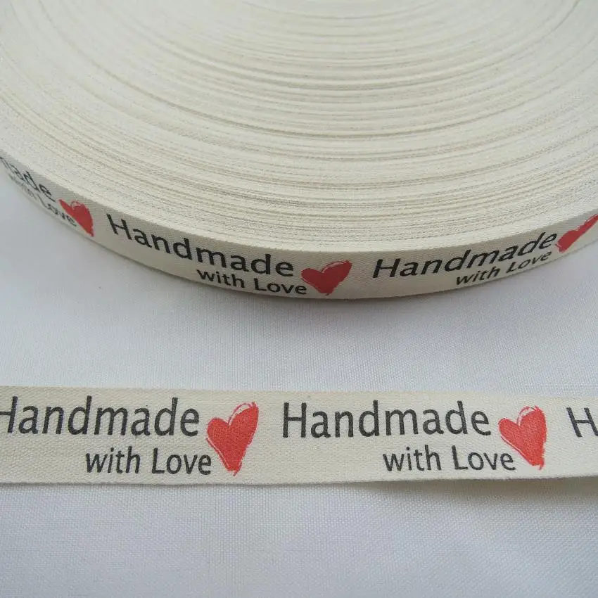 5/8'' 15mm 20mm "Handmade with love Style 100% Cotton Ribbon DIY Handmade Cloth Sewing & Packing Label Tapes Ribbon Set 5YDS X31 
5/8'' 15mm 20mm "Handmade with love Style 100% Cotton Ribbon DIY Handmade Cloth Sewing & Packing Label Tapes Ribbon Set 5YDS X31