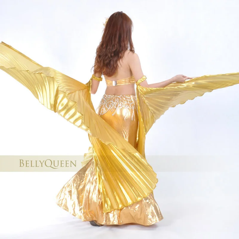 2018 1 Pair Wings Belly Dance Dancing Stage Dancer Costume Opening Isis Wings Bifurcate Isis Wings Gold
2018 1 Pair Wings Belly Dance Dancing Stage Dancer Costume Opening Isis Wings Bifurcate Isis Wings Gold