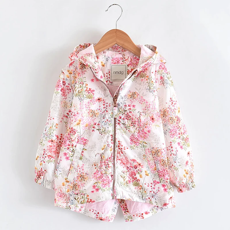 Spring Girls Jackets And Coats Hooded Flower Pattern Kids Windbreaker Baby Jacket Autumn Jacket For Girl Children Outerwear Coat
Spring Girls Jackets And Coats Hooded Flower Pattern Kids Windbreaker Baby Jacket Autumn Jacket For Girl Children Outerwear Coat