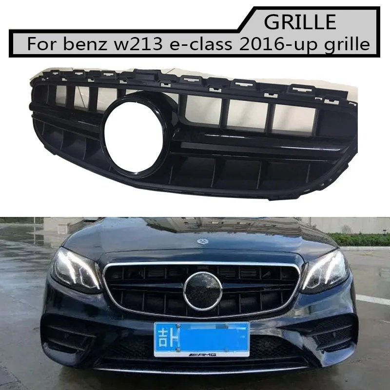 w213 Grille black Emblem Front Bumper mesh AMG style Grill grille For benz e -class 2016~2018
w213 Grille black Emblem Front Bumper mesh AMG style Grill grille For benz e -class 2016~2018