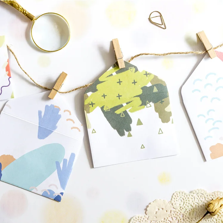 12PCS/PACK Kawaii 10*7.5cm Paper Small Envelope Cute Plaid Geometric Ink For Card Scrapbooking Gift School Supplies sl1548
12PCS/PACK Kawaii 10*7.5cm Paper Small Envelope Cute Plaid Geometric Ink For Card Scrapbooking Gift School Supplies sl1548